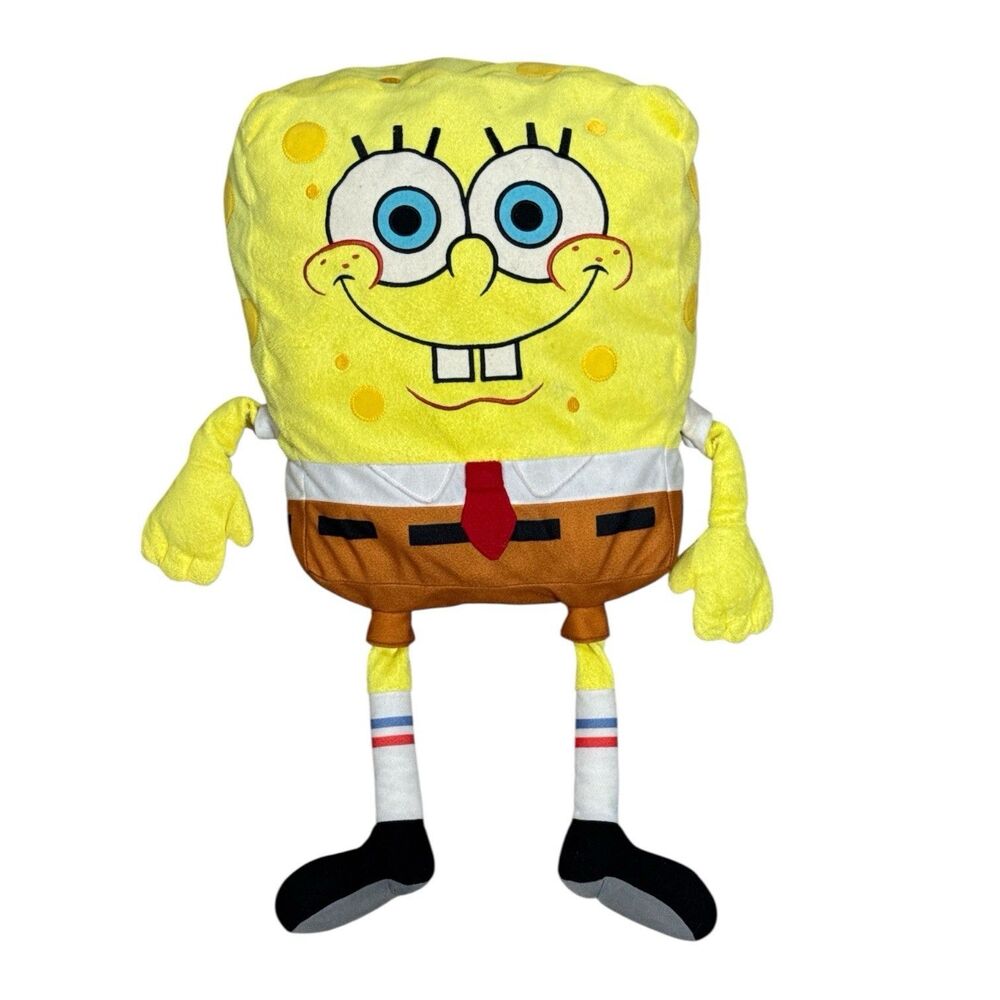 SpongeBob SquarePants 24” Plush Doll Pillow Nickelodeon Sponge Bob Square Pants